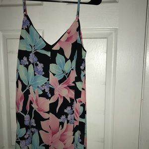flower printed dress